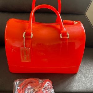 RESERVED FOR @Snsinning Bright Tangerine Furla Bag